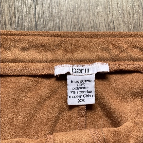 Bar III Women’s Faux Leather Mini Skirt Size XS - Picture 3 of 7